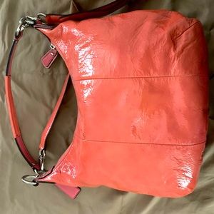 Coach patent leather purse